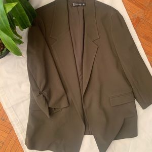 7th avenue design studio New York and company  green blazer